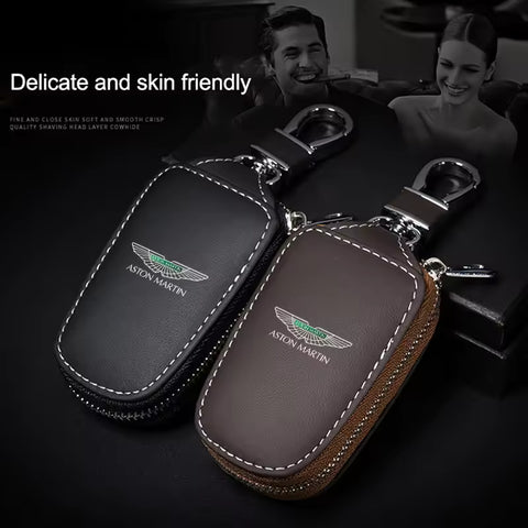 Aston Martin Sleutelhoesje & Sleutelhanger (PU-leder)