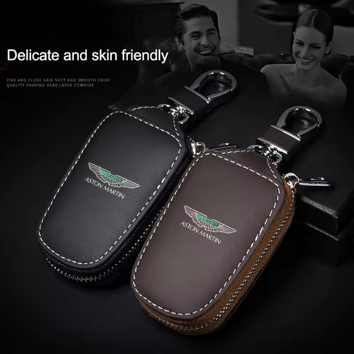 Aston Martin Sleutelhoesje & Sleutelhanger (PU-leder)