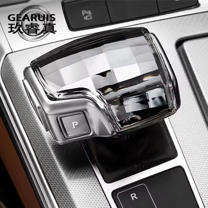 Audi A6 C8 A7 Q7 Q8 A8 (2019 - 2022) - Crystal Look Versnellingspook & P-Knop Cover Trim