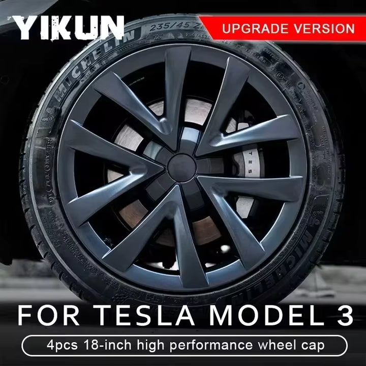 Tesla Model 3 Wieldoppen 18 Inch (4 Stuks)