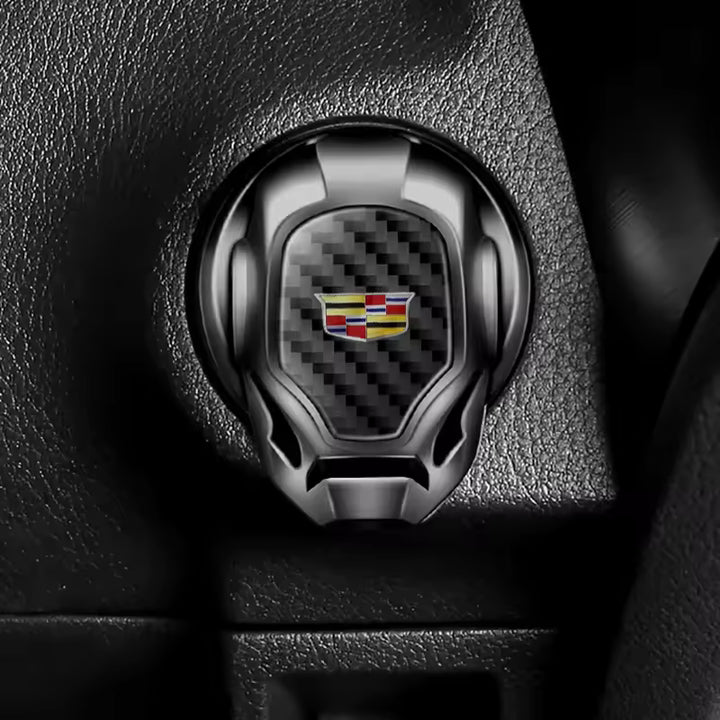 Cadillac Start-Stop Knop Cover Sticker