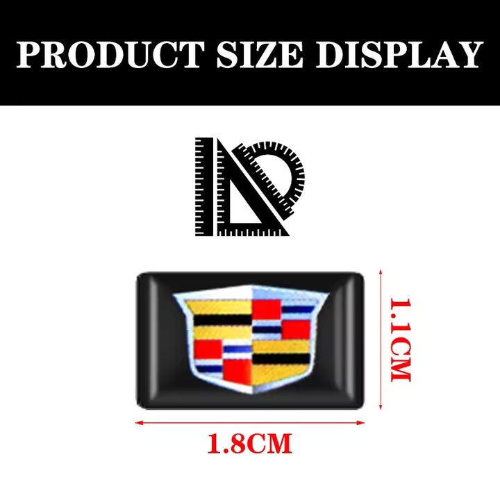 Cadillac Interieur Epoxy Stickers (10 Stuks)