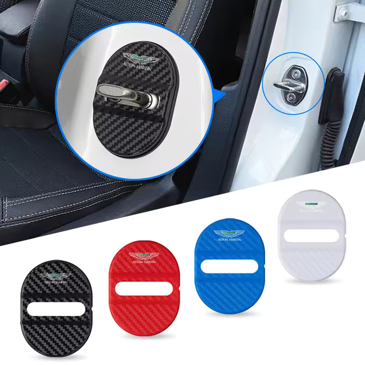 Aston Martin Deurslot Cover Stickers (4 Stuks)