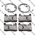 Aston Martin DB11 Achterremblokken (OEM HY53-2C562-BB) + Gratis Slijtagesensor