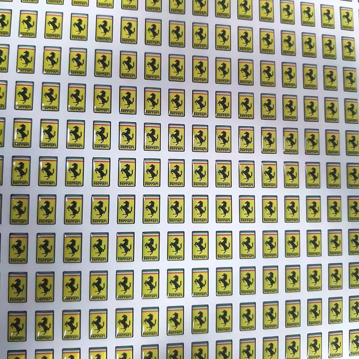 Ferrari ABS Interieur Modificatie Stickers