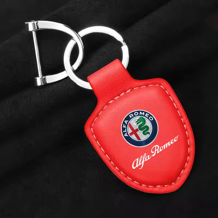 Alfa Romeo Lederen Sleutelhanger