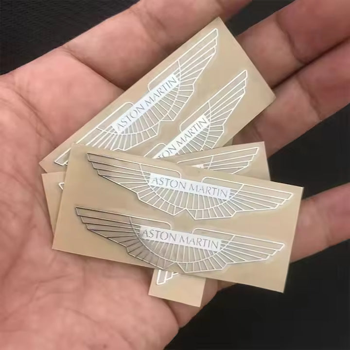 Aston Martin 3D Metalen Embleem Sticker