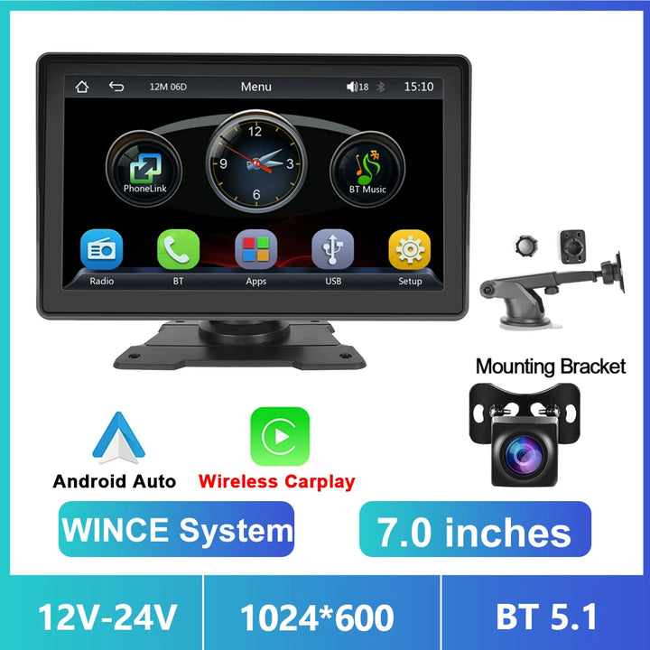 Universeel draadloze Apple Car-Play/Android auto