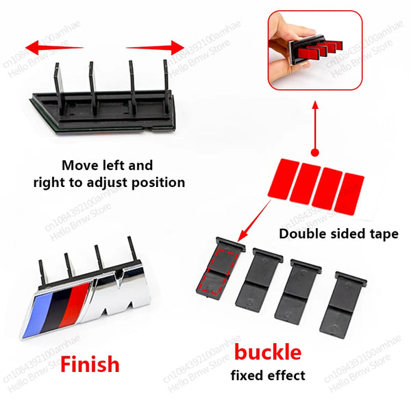 M-performance embleem voor BMW
