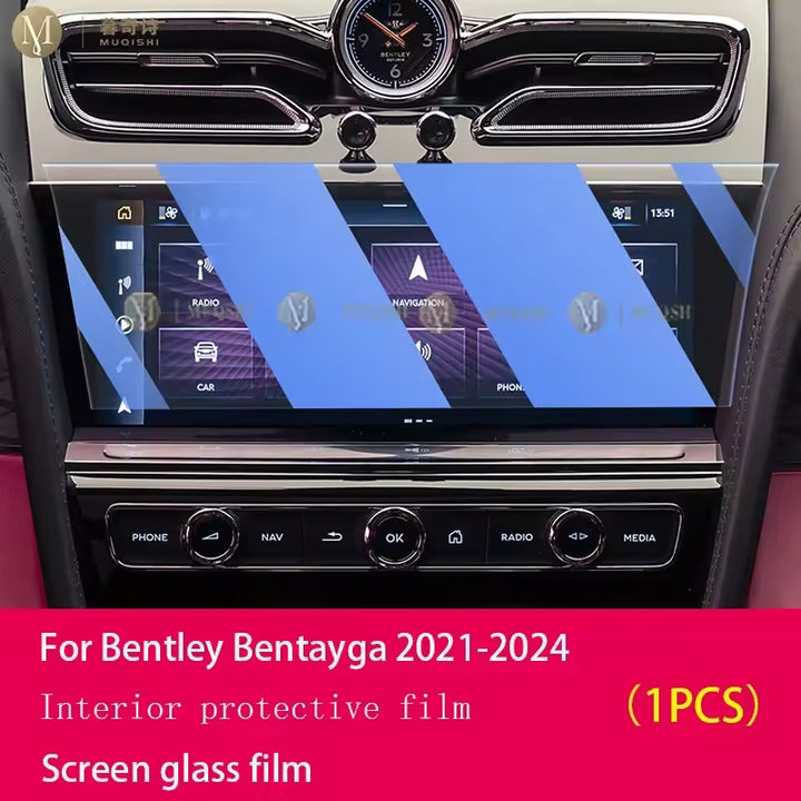 Bentley Bentayga LCD-Scherm Gehard Glas Screenprotector (2021-2024)