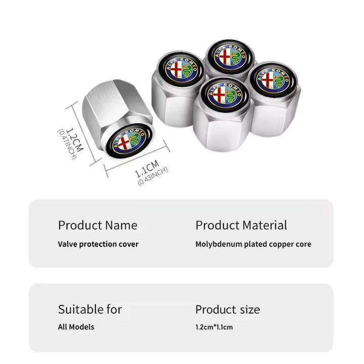 Alfa Romeo Ventieldopjes Set