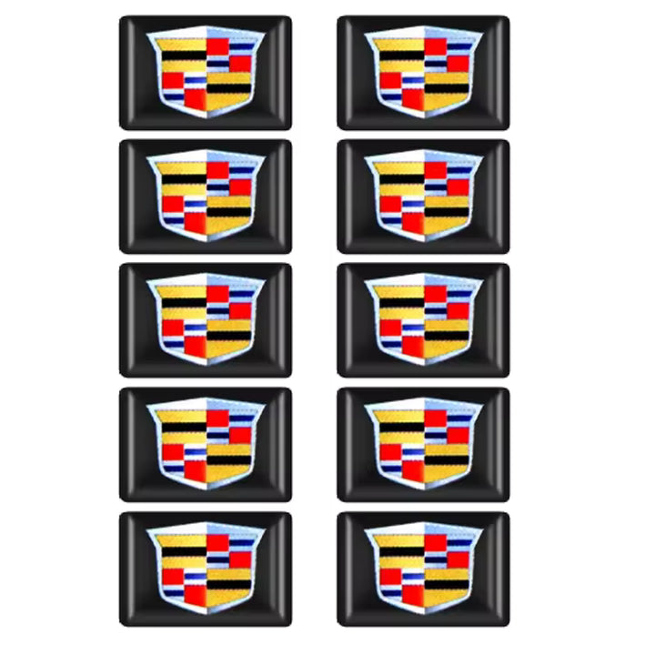 Cadillac Interieur Epoxy Stickers (10 Stuks)