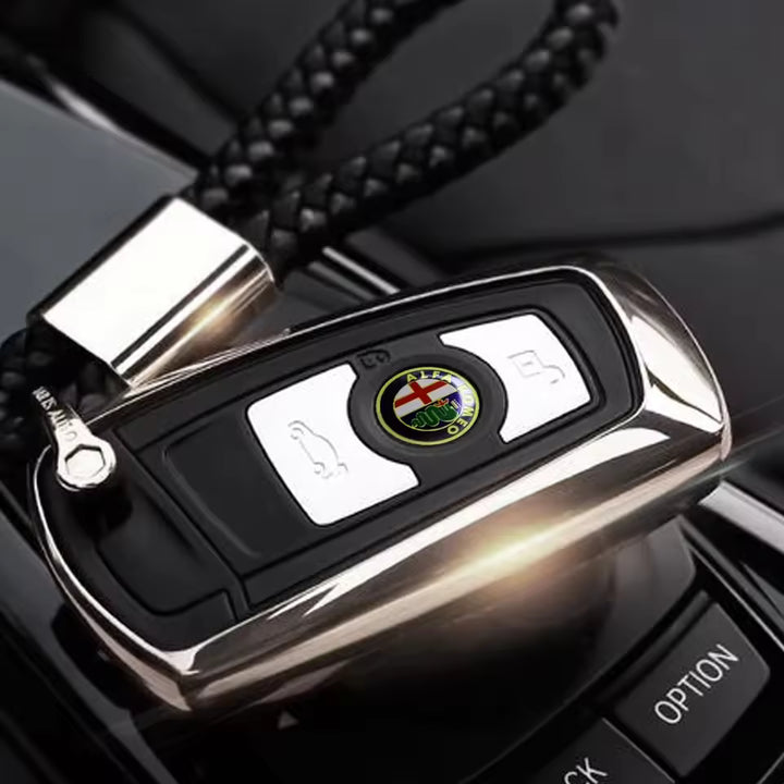 Alfa Romeo Sleutelembleem Stickers (Metalen Set)