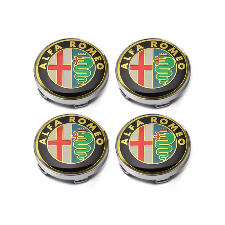 Alfa Romeo Naafdoppen Set (60mm)