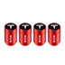 Tesla SpaceX Aluminium Ventieldopjes (4 Stuks)
