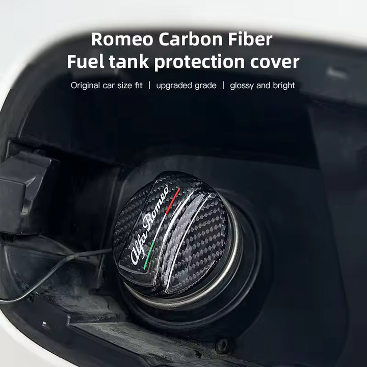 Alfa Romeo Carbon Tankdop Cover