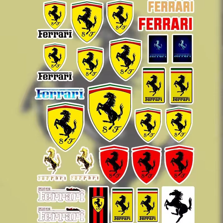 Ferrari Decoratieve Stickers (Auto-Motor-Fiets)