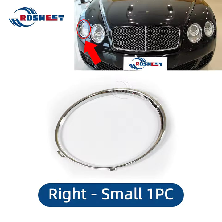 Bentley Continental Flying Spur Verchroomde Koplamp Ringen (2009-2012)