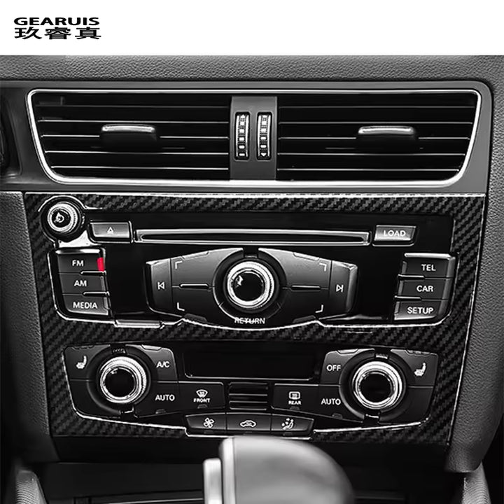 Audi A4 B8 / A5 - Dashboard- en cd-paneelbekledingsset met carbonlook
