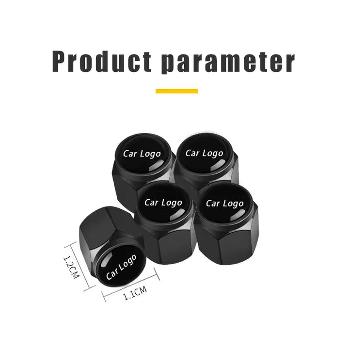 Ferrari Aluminium Ventieldopjes (5 stuks)
