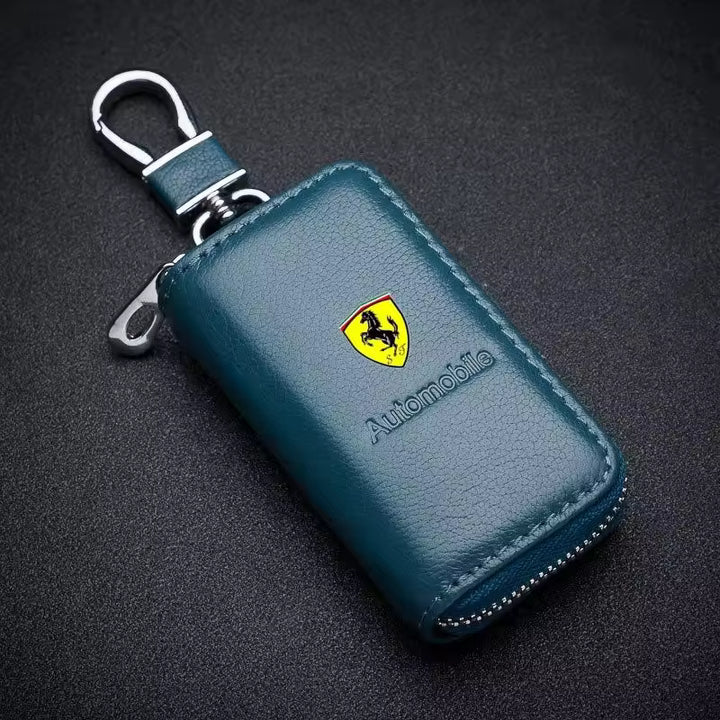 Ferrari Lederen Sleutelbeschermhoes
