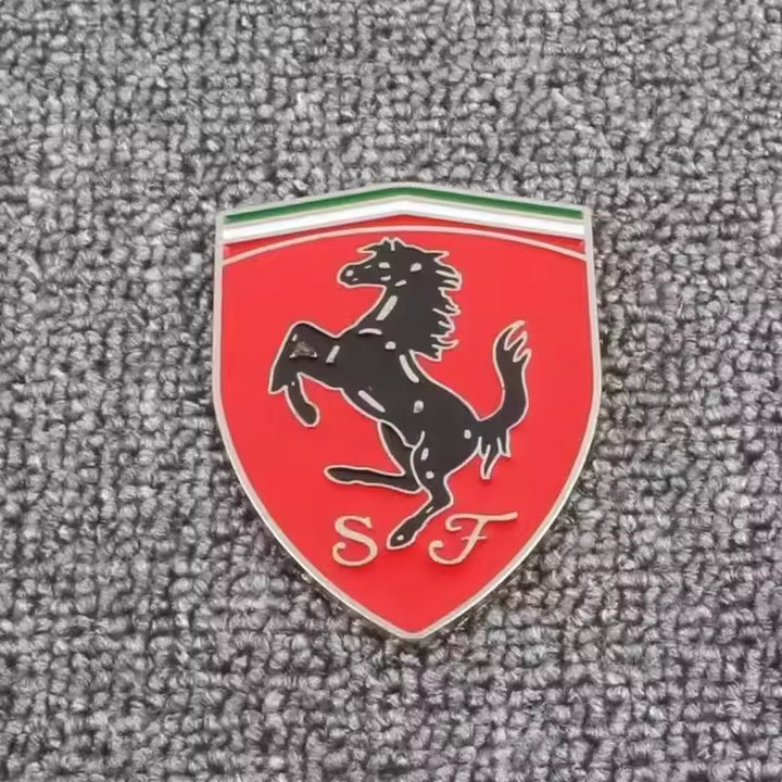Ferrari 3D Metalen Embleem Sticker