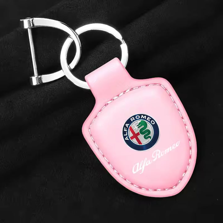Alfa Romeo Lederen Sleutelhanger