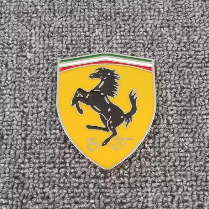 Ferrari 3D Metalen Embleem Sticker