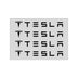 Tesla Model 3YSX Deurgreep & Spiegel Stickers (4 Stuks)