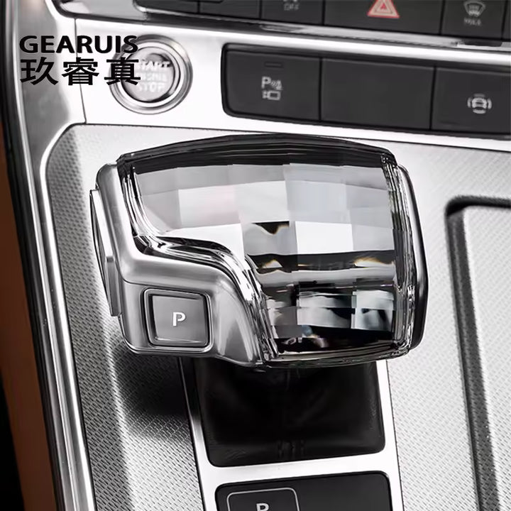 Audi A6 C8 A7 Q7 Q8 A8 (2019 - 2022) - Crystal Look Versnellingspook & P-Knop Cover Trim