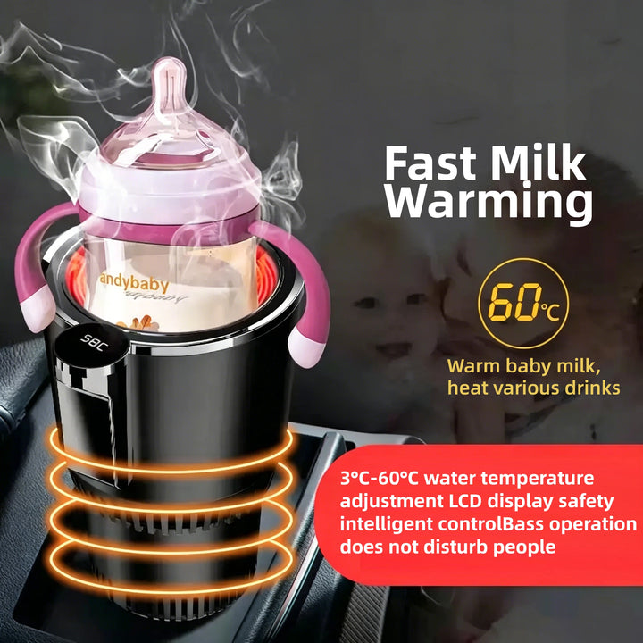 Intelligente Auto Bekerhouder, 2-in-1 Drankverwarmer en Koeler