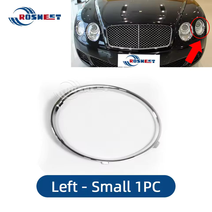 Bentley Continental Flying Spur Verchroomde Koplamp Ringen (2009-2012)