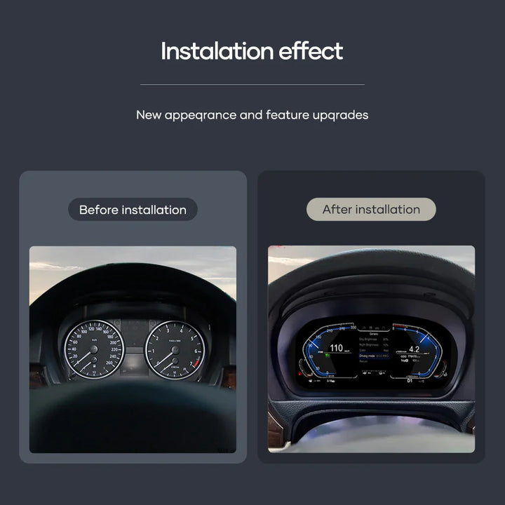 Digitale Dashboard voor BMW