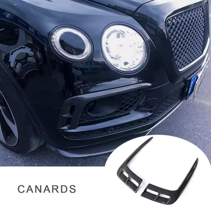 Bentley Bentayga W12 Limited Edition – Droge Koolstofvezel (Dry Carbon) Canards & Vent Trims