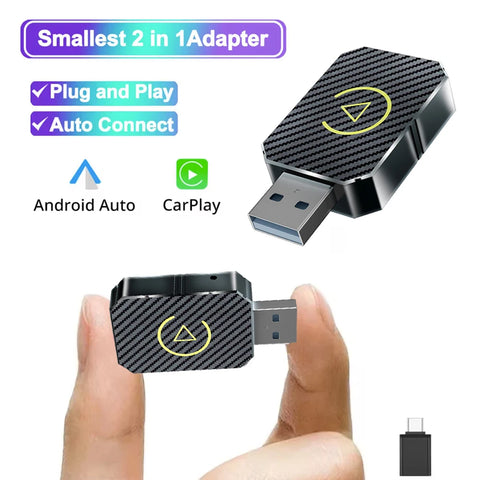 Mini Draadloze Dongle voor CarPlay/Android-Auto