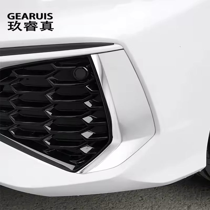 Audi A3 8Y (2021-2023) - Bumper Splitters & Mistlamp Trim (Carbon Look)