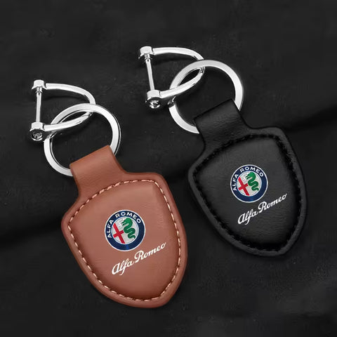 Alfa Romeo Lederen Sleutelhanger