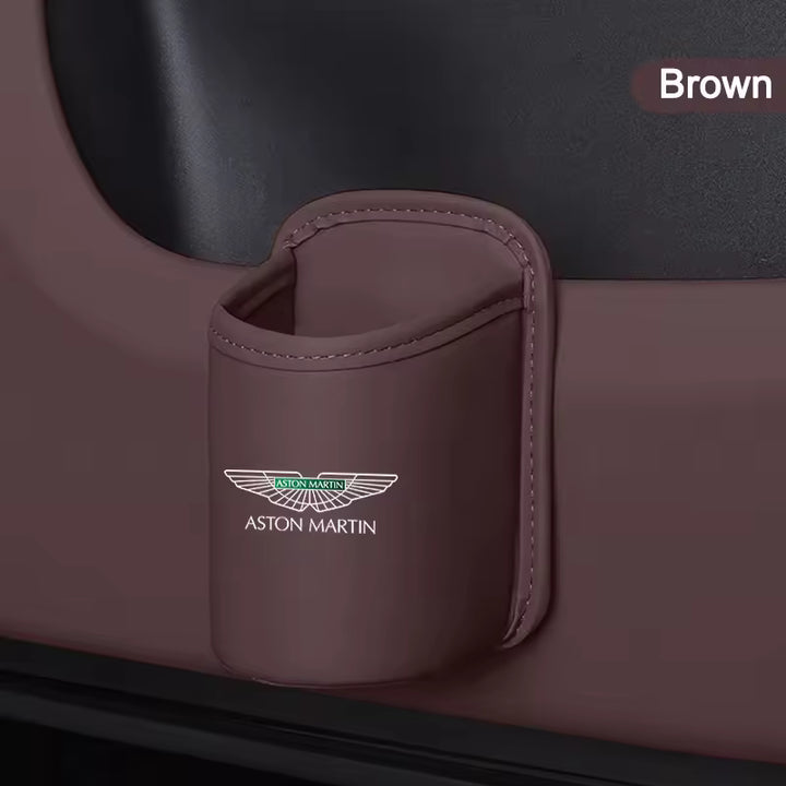 Aston Martin Lederen Opbergbox & Bekerhouder