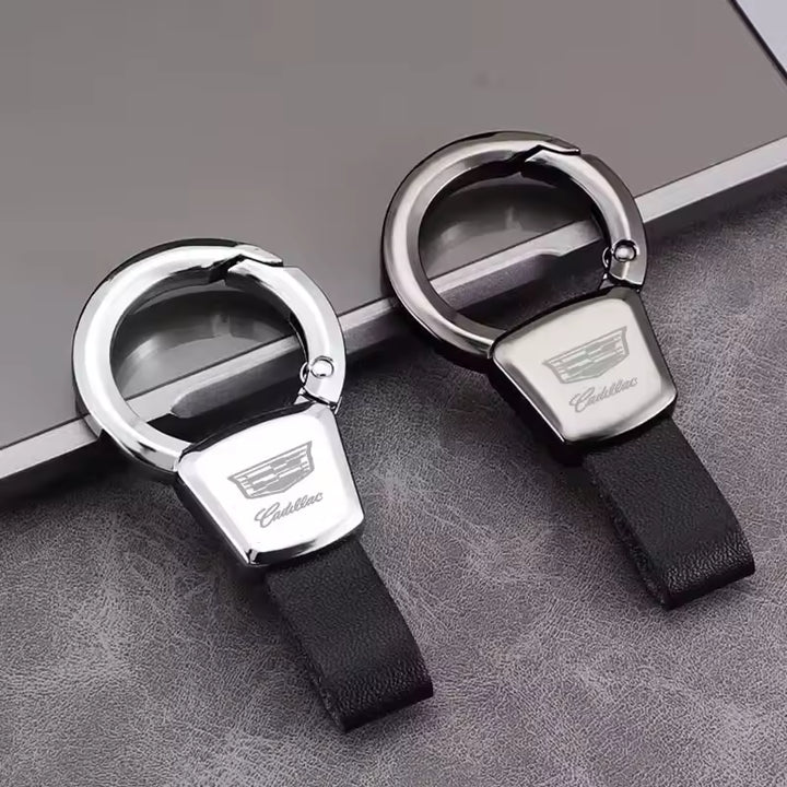 Cadillac Premium Lederen Sleutelhanger