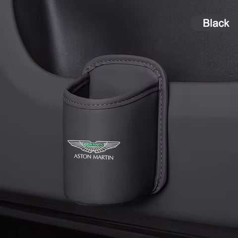 Aston Martin Lederen Opbergbox & Bekerhouder