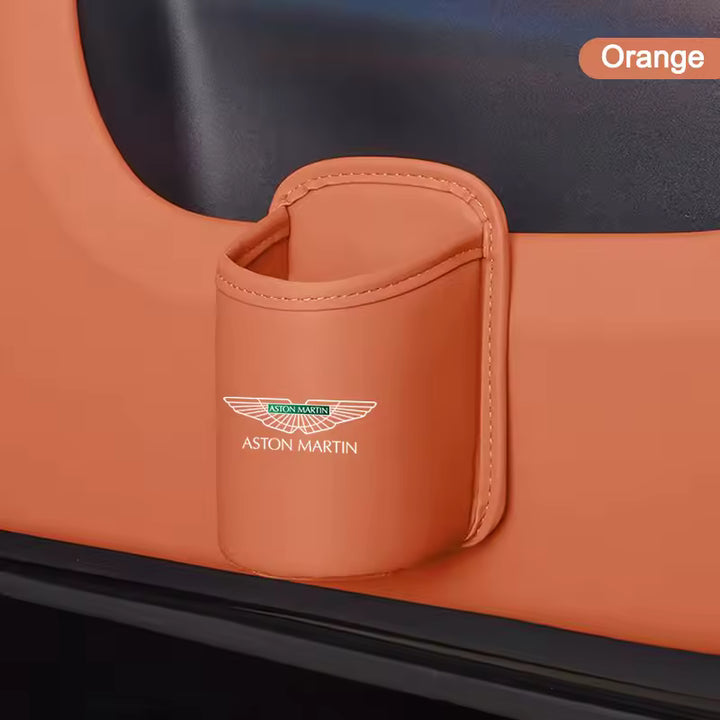 Aston Martin Lederen Opbergbox & Bekerhouder