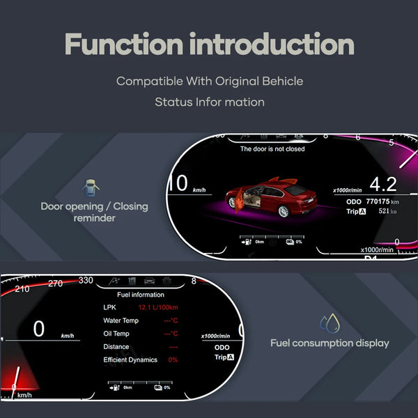 Digitale Dashboard voor BMW