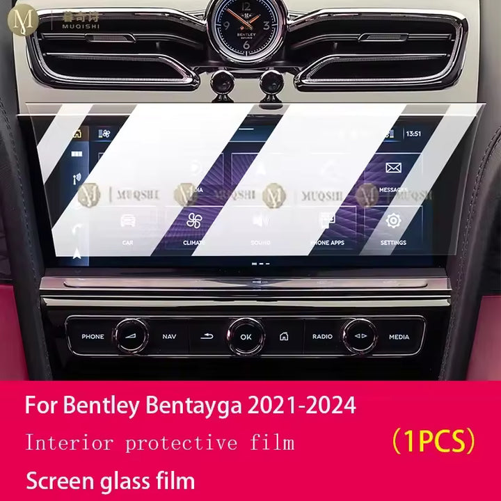 Bentley Bentayga LCD-Scherm Gehard Glas Screenprotector (2021-2024)