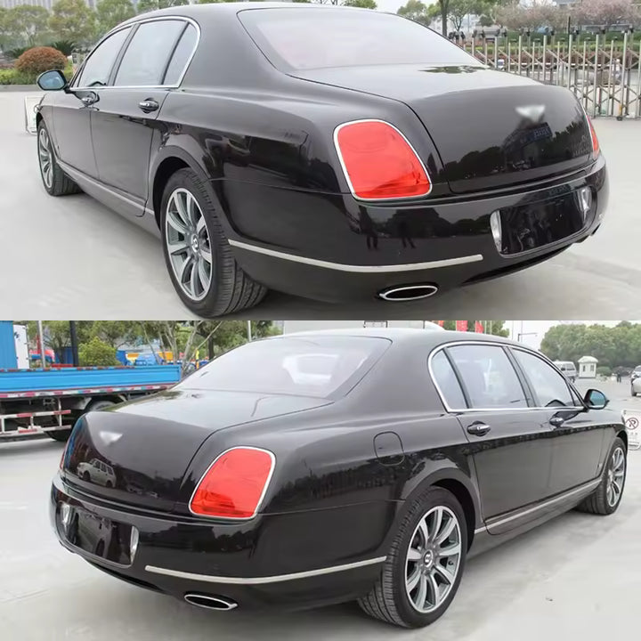 Bentley Flying Spur (2009-2012) Achterbumper Chroom Decoratiestrip (Hoogglans)