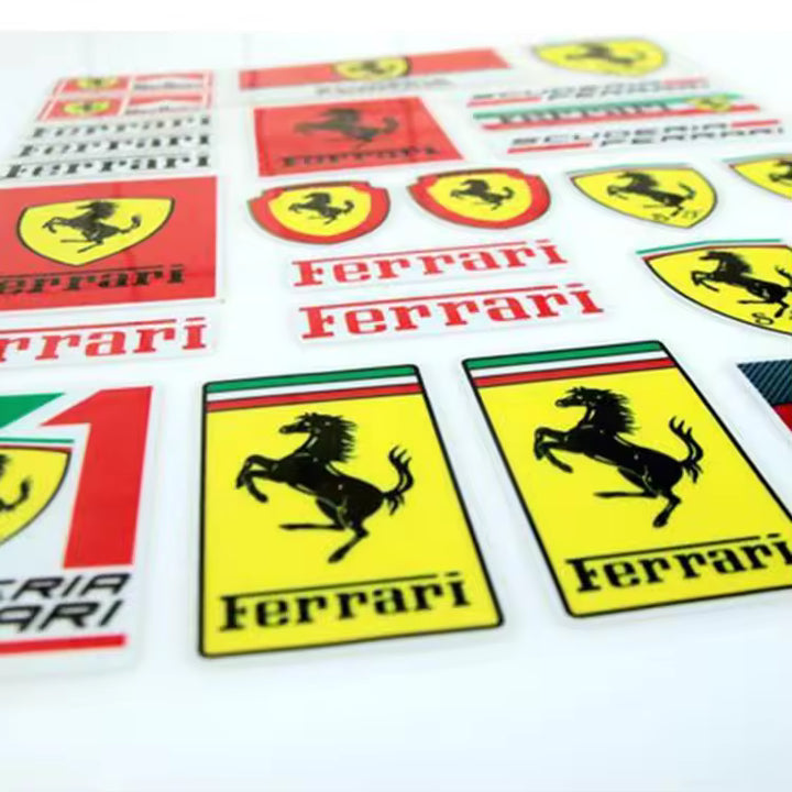 Ferrari Decoratieve Stickers (Auto-Motor-Fiets)