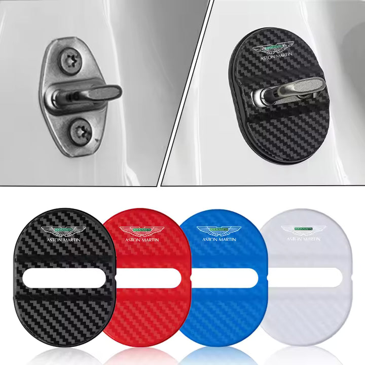 Aston Martin Deurslot Cover Stickers (4 Stuks)