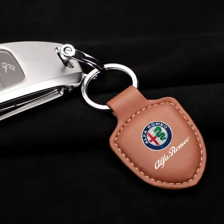Alfa Romeo Lederen Sleutelhanger