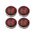 Alfa Romeo Naafdoppen Set (60mm)