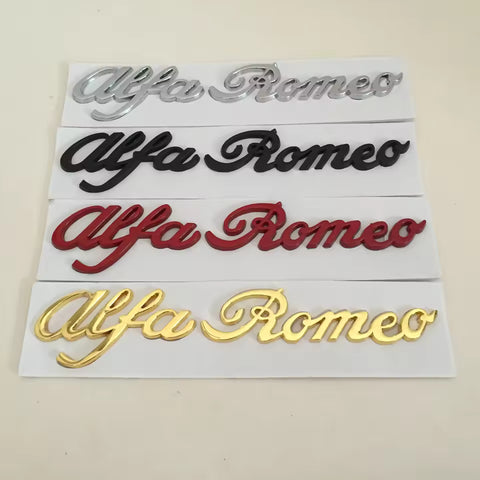 Alfa Romeo 3D Metalen Embleem