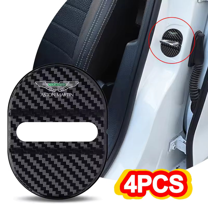 Aston Martin Deurslot Cover Stickers (4 Stuks)